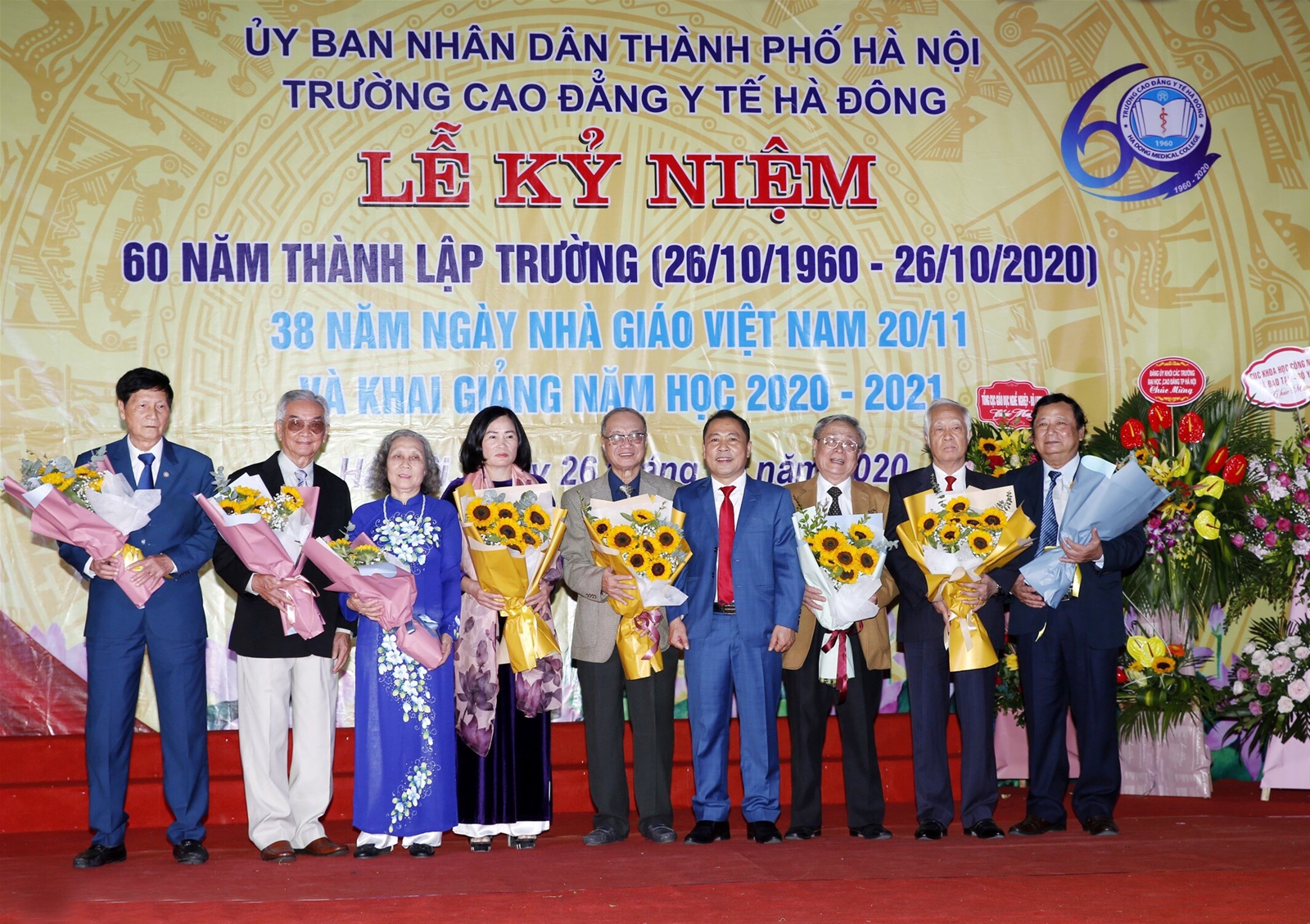 Trường Cao đẳng Y tế Hà Đông kỷ niệm 60 năm ngày thành lập trường, chào mừng ngày nhà giáo Việt Nam (20/11) và khai giảng năm học mới 2020-2021