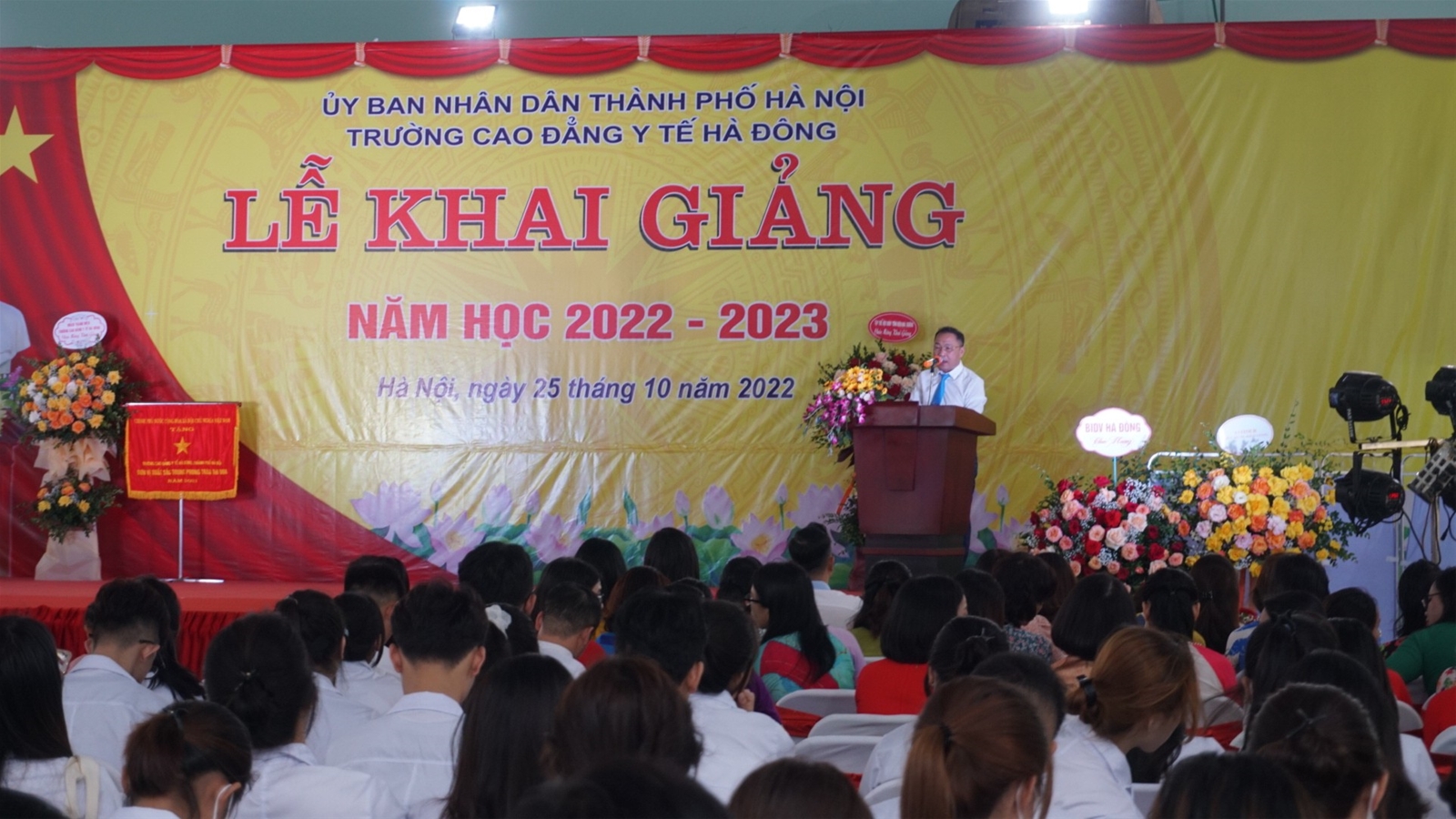 Trường Cao đẳng Y tế Hà Đông tổ chức Lễ khai giảng năm học mới 2022-2023