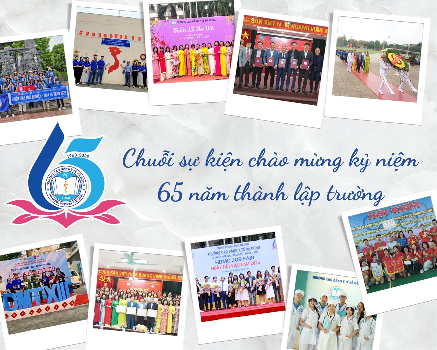 Chuỗi sự kiện chào mừng kỷ niệm 65 năm thành lập Trường Cao đẳng Y tế Hà Đông