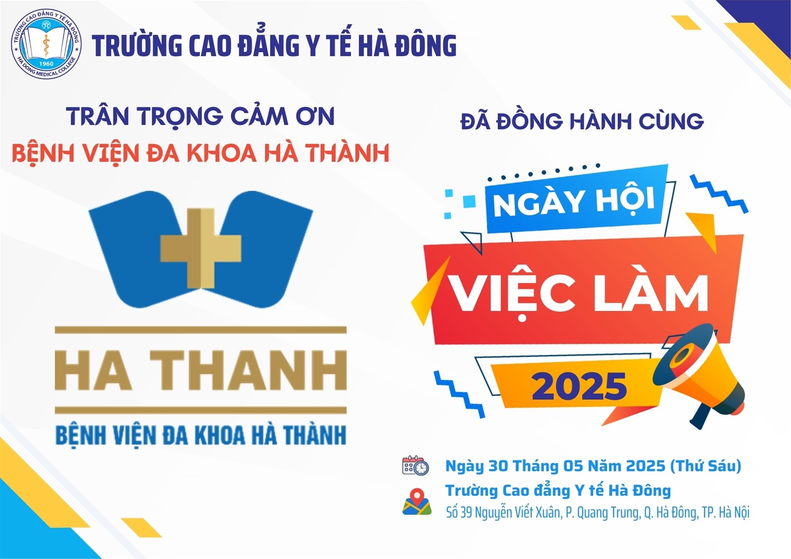 HDMC Job Fair 2025 - BỆNH VIỆN ĐA KHOA HÀ THÀNH
