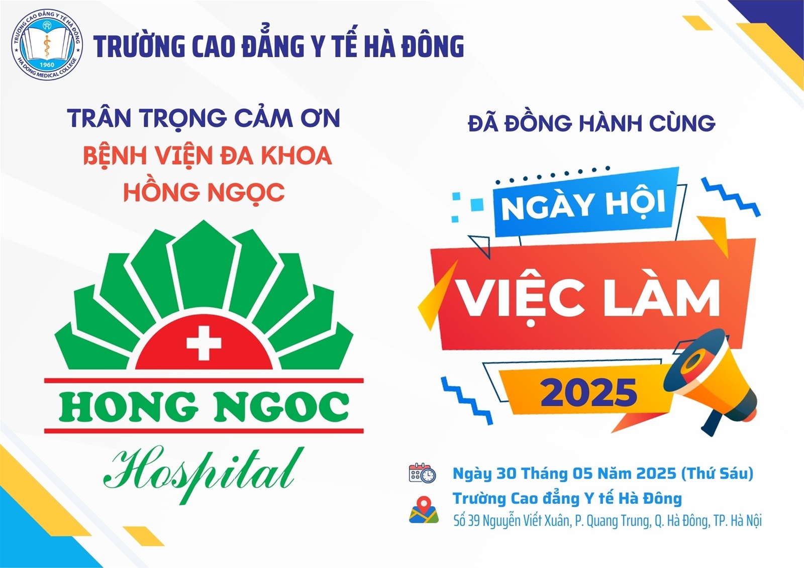 HDMC Job Fair 2025 - BỆNH VIỆN ĐA KHOA HỒNG NGỌC