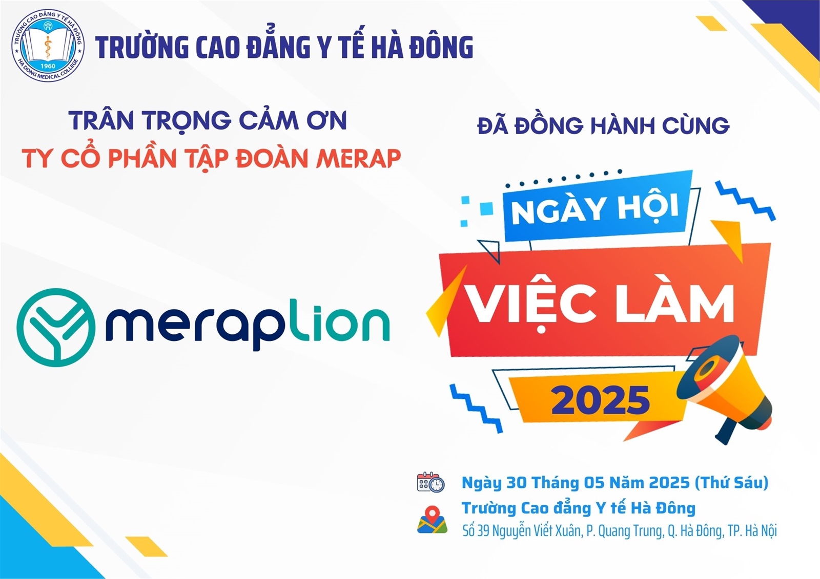 HDMC Job Fair 2025 - CÔNG TY CỔ PHẦN TẬP ĐOÀN MERAP - MERAPLION