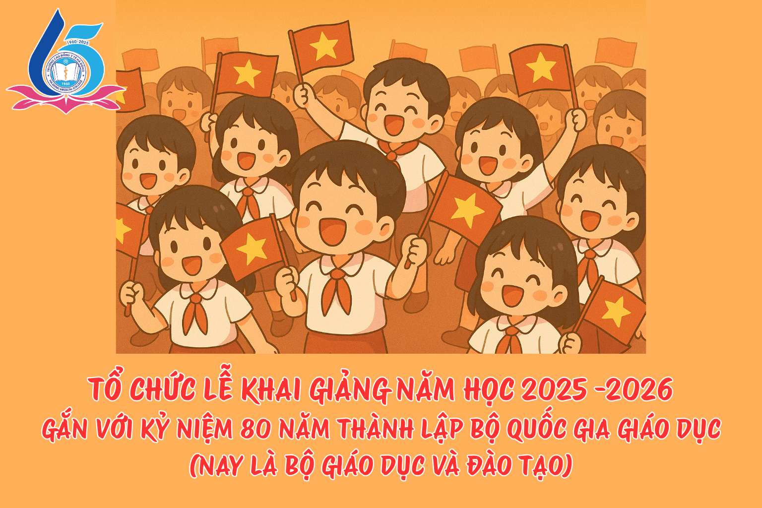 Khai giảng năm học 2025 – 2026: Hòa chung khí thế kỷ niệm 80 năm thành lập Bộ Giáo dục và Đào tạo Khai giảng năm học 2025 – 2026: Hòa chung khí thế kỷ niệm 80 năm thành lập Bộ Giáo dục và Đào tạo