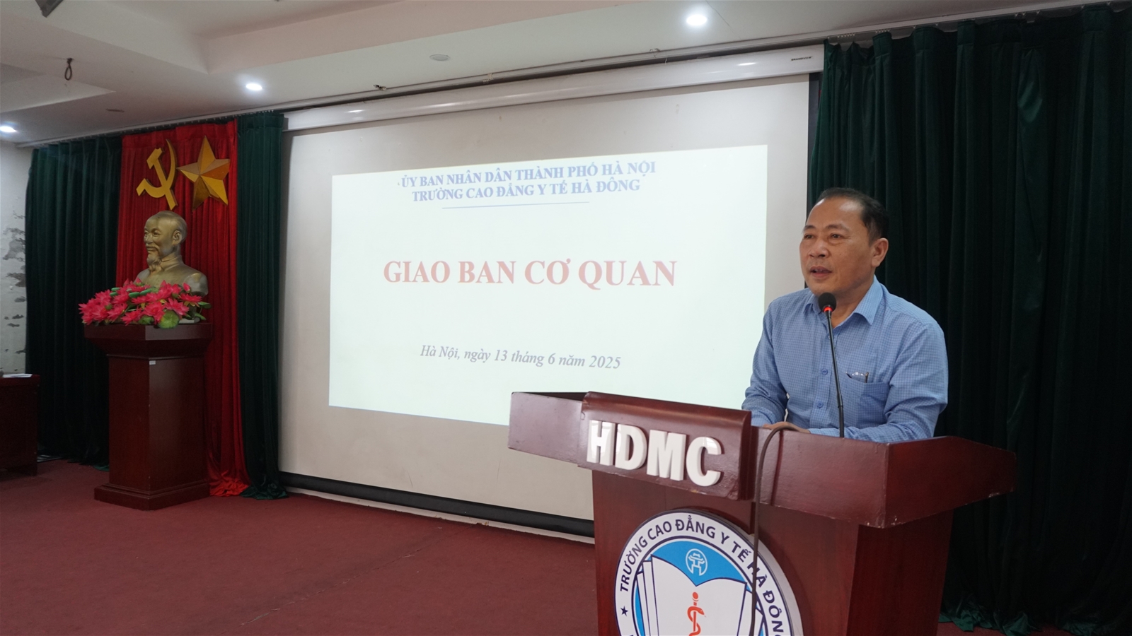 Trường Cao đẳng Y tế Hà Đông tổ chức Giao ban cơ quan cuối năm học 2024 - 2025
