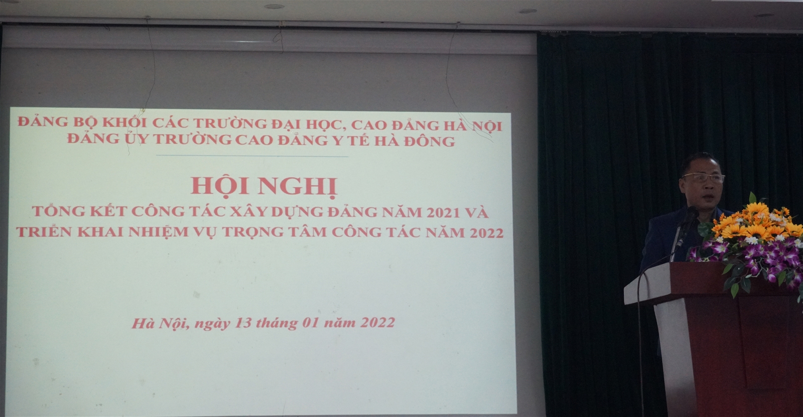 Hội nghị tổng kết công tác xây dựng Đảng năm 2021, triển khai nhiệm vụ trọng tâm công tác năm 2022