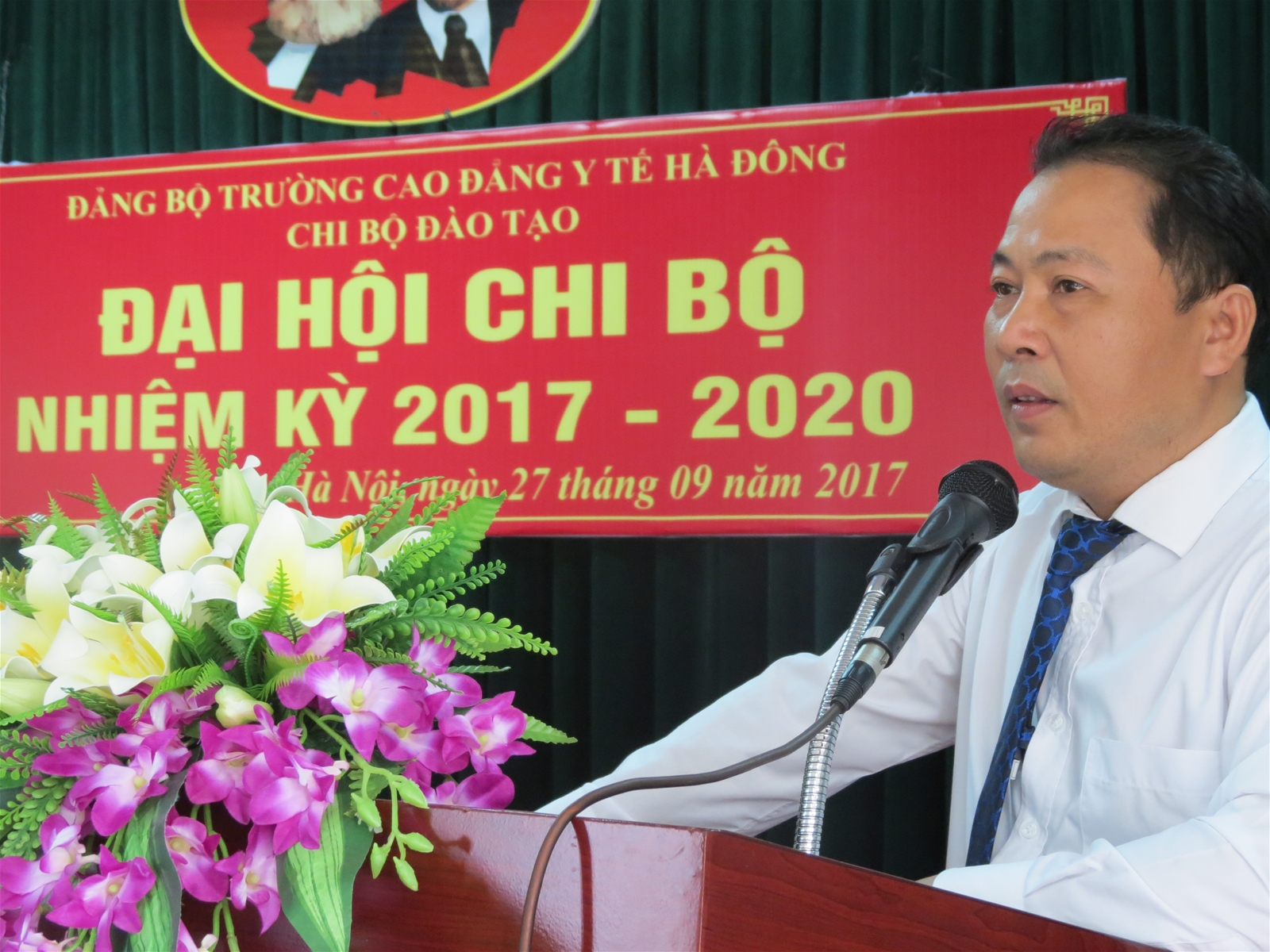 Đại hội các Chi bộ Trường Cao đẳng Y tế Hà Đông nhiệm kỳ 2017 - 2020   	   	   	   	 