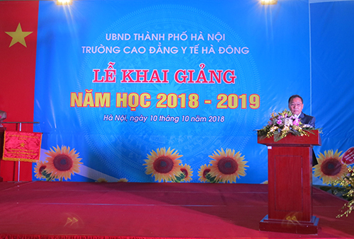 Trường Cao đẳng Y tế Hà Đông khai giảng năm học mới 2018-2019