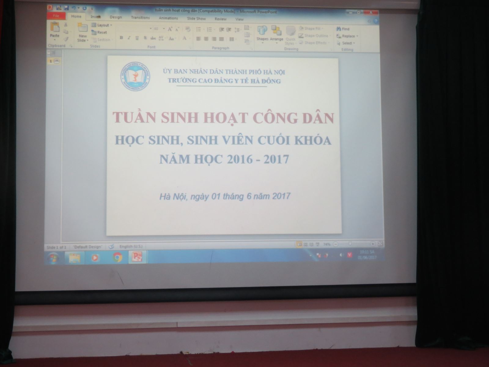 Tuần Công dân-Học sinh,  sinh viên cuối khóa năm học 2016 - 2017