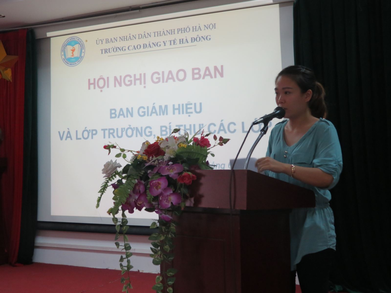 Hội nghị Giao ban Ban giám hiệu với Lớp trưởng và Bí thư các lớp