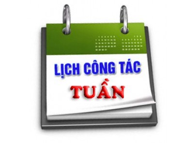 Lịch công tác tuần 43 (Từ ngày 21/10/2024 đến ngày 25/10/2024)