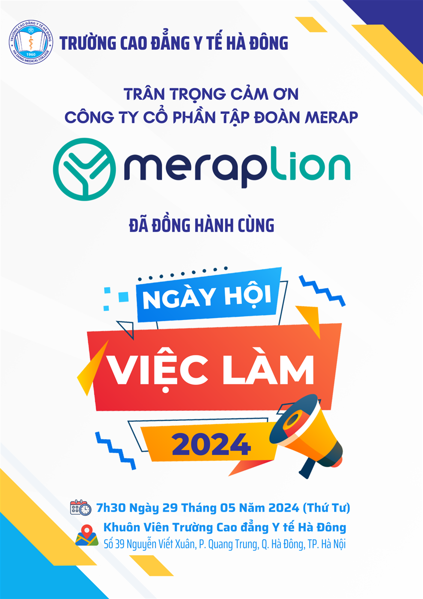 Giới thiệu doanh nghiệp tham gia Ngày Hội Việc Làm 2024 - CÔNG TY CỔ PHẦN TẬP ĐOÀN MERAP (MERAPLION)