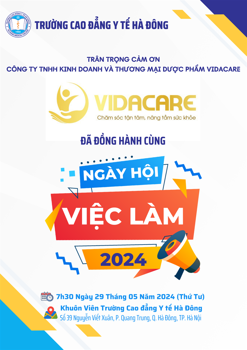 GIỚI THIỆU DOANH NGHIỆP THAM GIA NGÀY HỘI VIỆC LÀM 2024 - CÔNG TY TNHH KINH DOANH VÀ THƯƠNG MẠI DƯỢC PHẨM VIDACARE