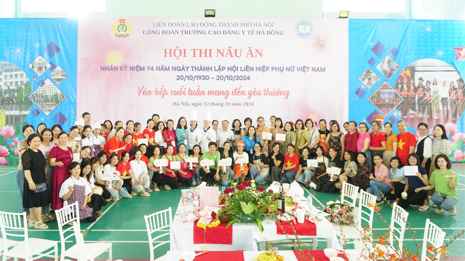 HỘI THI NẤU ĂN CHÀO MỪNG 94 NĂM NGÀY PHỤ NỮ VIỆT NAM 20/10/2024