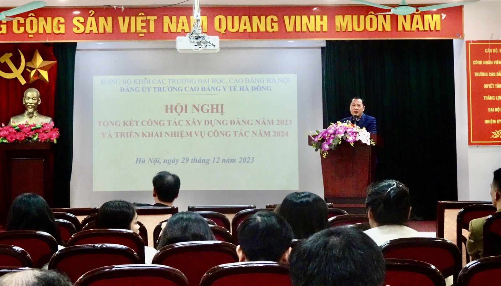 Hội nghị tổng kết công tác xây dựng Đảng năm 2023 và triển khai nhiệm vụ công tác năm 2024